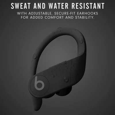 Powerbeats Pro Wireless Earbuds -Apple H1 Headphone Chip,Class 1 Bluetooth Headphones,9 Hours of Listening Time,Built-in Microphone - Black