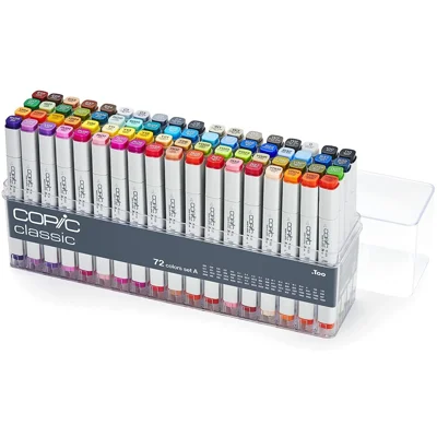 Copic Marker C72A Classic 72 Color Marker Sketch Set Preferred for Architectural Design, Product R..