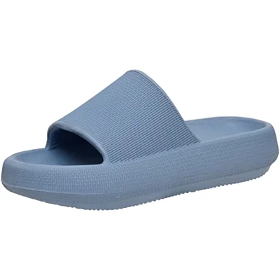 Cushionaire Women's Feather recovery slide sandals with +Comfort