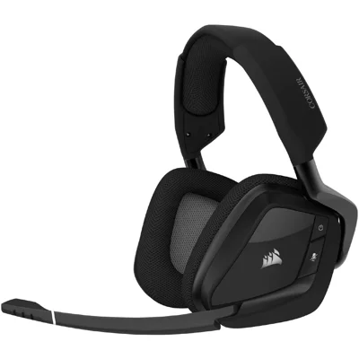 Corsair Void RGB Elite Wireless Premium Gaming Headphone with 7.1 Surround Sound - Discord Certifi..