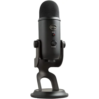 Blue Yeti USB Microphone for Recording and Streaming on PC and Mac, Blue VO!CE effects, 4 Pickup P..