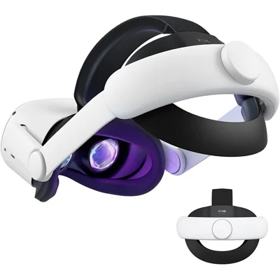 KIWI design Head Strap for Oculus/Meta Quest 2 Accessories Elite Strap for Enhanced Support and Comfort in VR