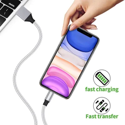iPhone Charger [Apple MFi Certified] YEFOOT 5Pack(3/3/6/6/10FT) Lightning Cable Compatible iPhone 12Pro Max/12Pro/12/11/Pro/Xs Max/X/8 and More-Silv