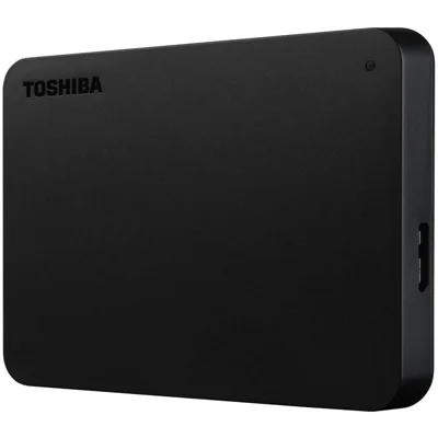 Toshiba Canvio Basics 2TB Portable External Hard Drive USB 3.0, Black - HDTB420XK3AA