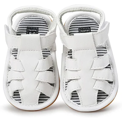 Baby Boys Girls Sandals Rubber Sole Outdoor First Walker Toddler Girls Boys Summer Shoes
