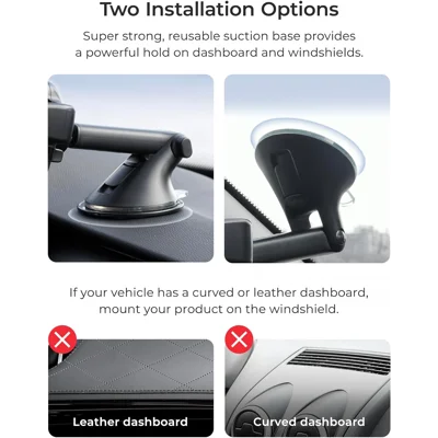 iOttie Easy One Touch 6 Universal Car Mount Dashboard & Windshield Suction Cup Phone Holder