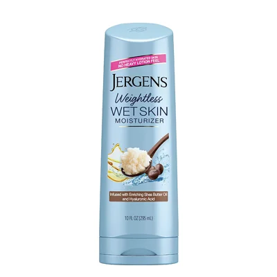 Jergens Wet Skin Body Moisturizer with Shea Butter Oil, Pure Shea Butter In Shower Lotion, Moistur..