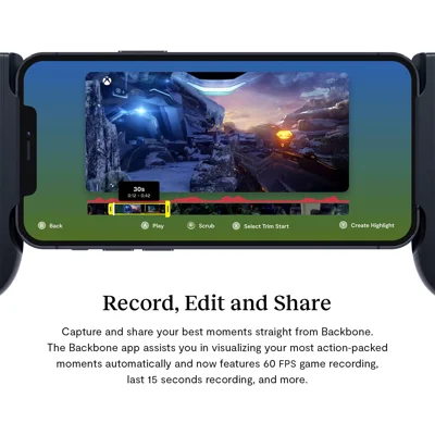 Backbone One Mobile Gaming Controller for iPhone - Turn Your iPhone into a Handheld Gaming Console - Play Xbox, Playstation, COD Mobile, Apple Arcad