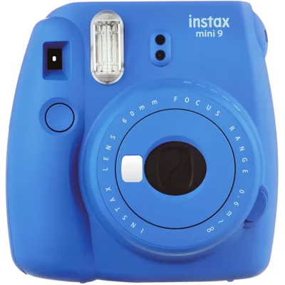 Fujifilm Instax Mini 9 Instant Camera, Cobalt Blue