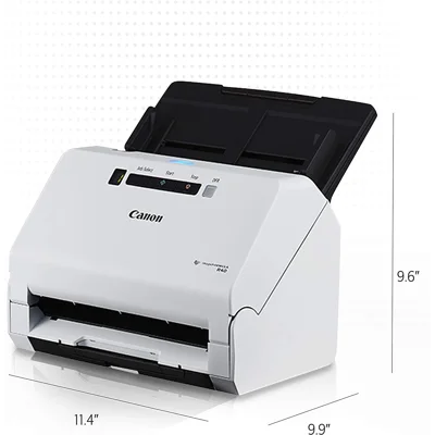 Canon imageFORMULA R40 Office Document Scanner For PC and Mac, Color Duplex Scanning, Scanners Easy Setup For Office Or Home Use
