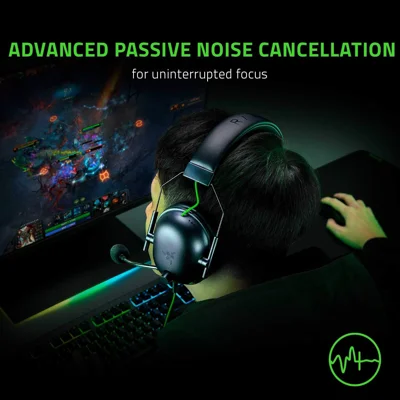 Razer BlackShark V2 X Gaming Headset: 7.1 Surround Sound - 50mm Drivers - Memory Foam Cushion - for PC, PS4, PS5, Switch, Xbox One, Xbox Series X|S,