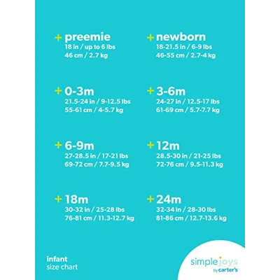 Simple Joys by Carter's Baby Girls Pants , Pack of 4
