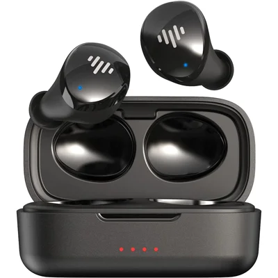 iLuv TB100 Wireless Earbuds, Bluetooth,20 Hour Playtime, IPX6 Waterproof Protection,Includes Compact Charging Case and 3 Ear Tips, Black
