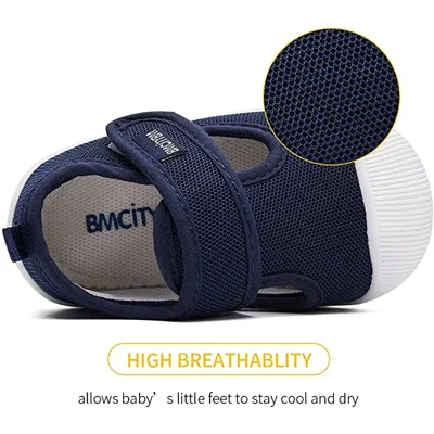 BMCiTYBM Baby Sneakers Girls Boys Lightweight Breathable Mesh First Walkers Shoes