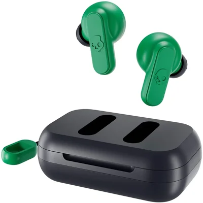 Skullcandy Dime True Wireless in-Ear Earbuds - Dark/Green