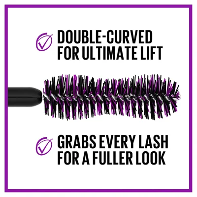 Maybelline The Falsies Lash Lift Washable Volumizing Mascara, Ultra Black