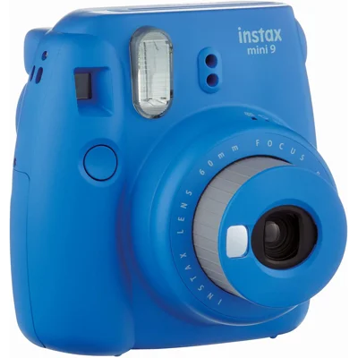 Fujifilm Instax Mini 9 Instant Camera, Cobalt Blue