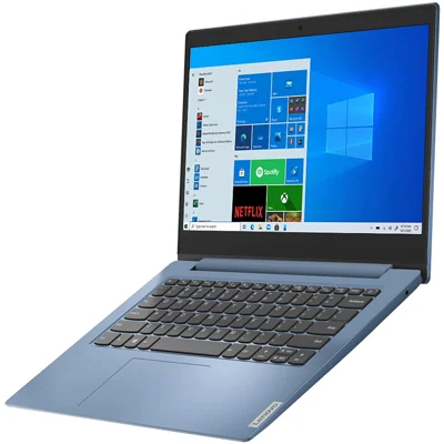 Lenovo IdeaPad 1 14 Laptop, 14.0" HD Display, Intel Celeron N4020, 4GB RAM, 64GB Storage,Laptops Intel UHD Graphics 600, Win 10 in S Mode,Ice Blue