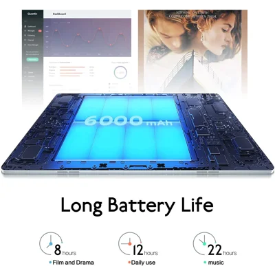 Tablet 10.1 Inch Android 10 32GB 6000mAh Battery Quad Core HD Touchscreen Tablets