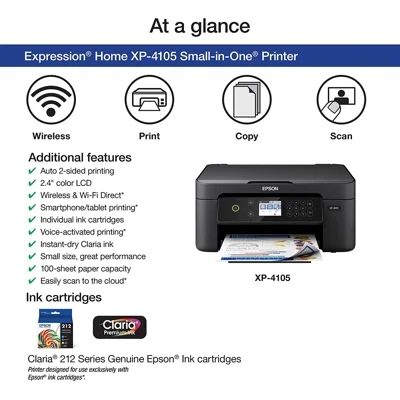 Epson Wireless printer All-in-One Color Inkjet Printers