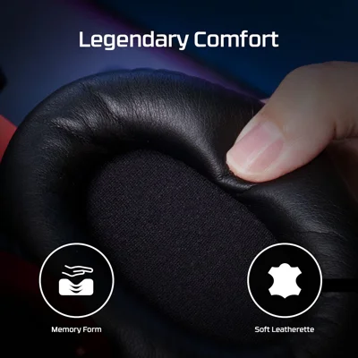 HyperX Cloud II - Gaming Headset, 7.1 Surround Sound, Memory Foam Ear Pads, Durable Aluminum Frame, Detachable Microphone, Works with PC, PS5, PS4,