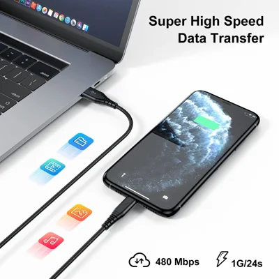 iPhone Charger 6ft, Cabepow [3 Pack] Lightning Cable 6 Foot, iPhone Charging Cord 6 Feet 2.4A USB Cables Compatible with iPhone 11/Xs/XS Max/XR/X