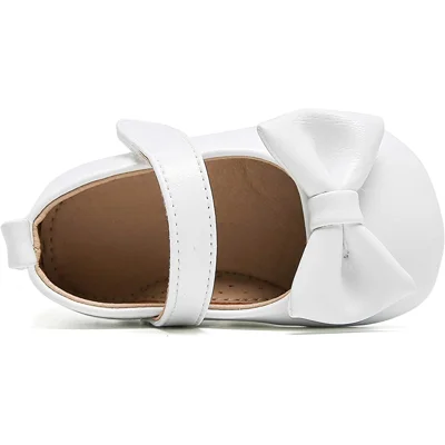Baby and Toddler Girls Soft Sole Leather Shoes T-Strap Mary Jane for Infant Prewalkers
