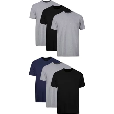 Hanes Men's Tagless Cotton Crew Undershirt – Multiple Packs and Colors