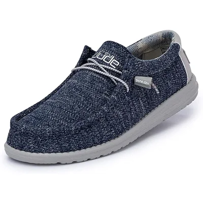 Hey Dude Men's Wally Multiple Colors | Men’s Shoes | Men's Lace Up Loafers | Comfortable & Light-Weight