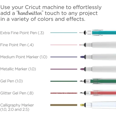 Cricut - 2004060 Ultimate Fine Point Pen Set , 30 Pack , Assorted