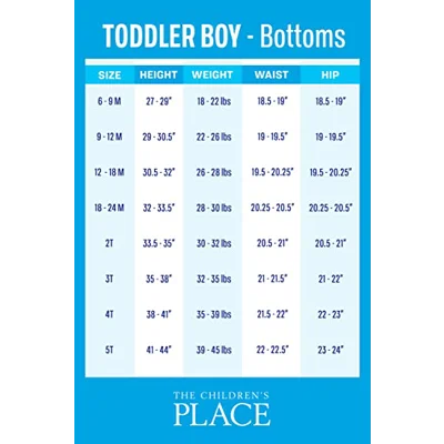 The Children's Place Baby Toddler Boys Basic Straight Jeans 2 Pack