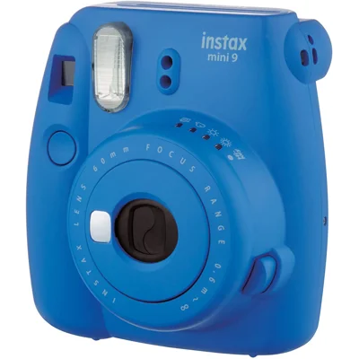 Fujifilm Instax Mini 9 Instant Camera, Cobalt Blue