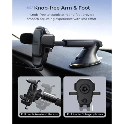 iOttie Easy One Touch 6 Universal Car Mount Dashboard & Windshield Suction Cup Phone Holder