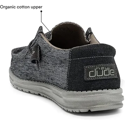 Hey Dude Men's Wally Loafer Multiple Colors | Men’s Shoes | Men's Lace Up Loafers | Comfortable & Light-Weight