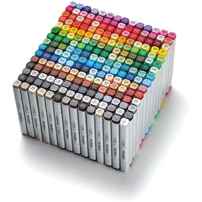 Copic Marker C72A Classic 72 Color Marker Sketch Set Preferred for Architectural Design, Product Rendering, and Other Forms of Industrial Design