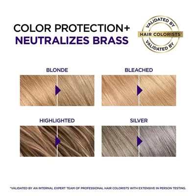 L'Oreal Paris EverPure Ultra Pigmented Anti Brass Purple Rinse-Out Mask for Bleached, Blonde or Highlighted Hair, 3 Ounce