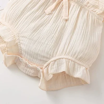 Renotemy Newborn Infant Baby Girls Clothes Rompers Summer Jumpsuits Short Sleeve Romper Infant Baby Clothes Girl