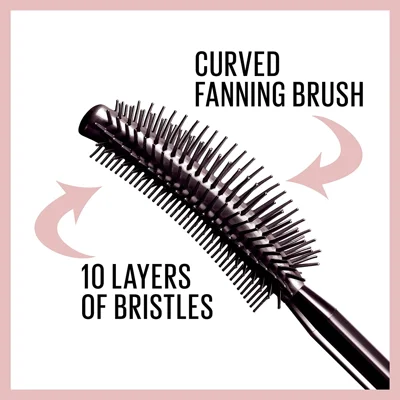Maybelline New York Lash Sensational Washable Mascara, Blackest Black, (Packaging May Vary) 0.32 Fl Oz (Pack of 1) , K1714600