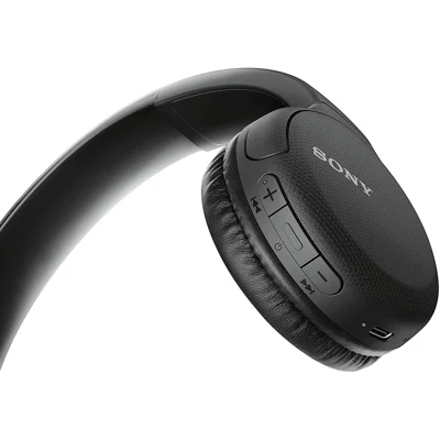 Sony Wireless Headphone WH-CH510: Wireless Bluetooth On-Ear Headset with Mic for Phone-Call, Black