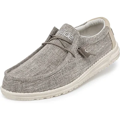 Hey Dude Men's Wally Loafer Multiple Colors | Men’s Shoes | Men's Lace Up Loafers | Comfortable & ..