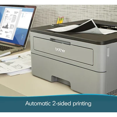 Brother Compact Monochrome Laser Printer, HL-L2350DW, Wireless Printing, Duplex Two-Sided Printing