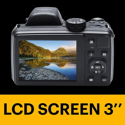 KODAK PIXPRO Astro Zoom 421-BK 16MP Digital Photo Camera with 42X Optical Zoom and 3" LCD Screen (Black)