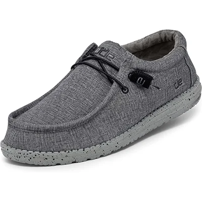 Hey Dude Men's Wally Multiple Colors | Men’s Shoes | Men's Lace Up Loafers | Comfortable & Light-W..