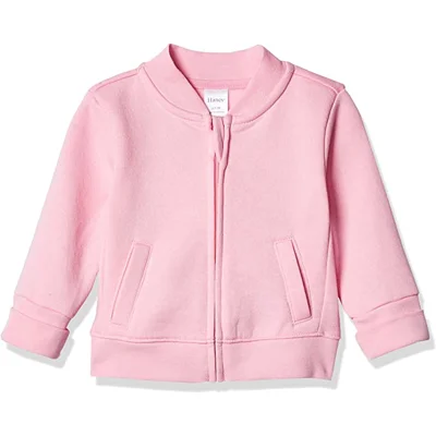 Hanes Ultimate Baby Girls Zippin Fleece Jacket