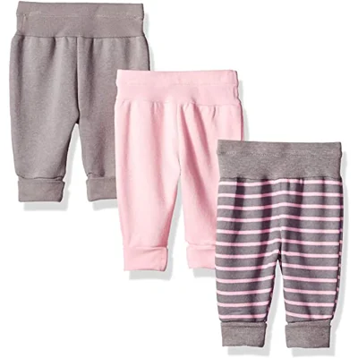 Hanes Ultimate Baby Flexy 3 Pack Adjustable Fit Fleece Joggers