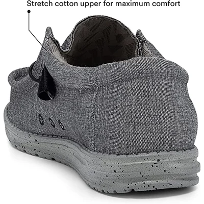 Hey Dude Men's Wally Multiple Colors | Men’s Shoes | Men's Lace Up Loafers | Comfortable & Light-Weight
