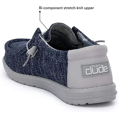 Hey Dude Men's Wally Multiple Colors | Men’s Shoes | Men's Lace Up Loafers | Comfortable & Light-Weight