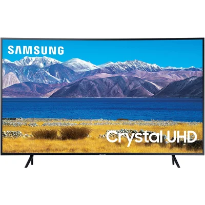 SAMSUNG 55-inch Class Curved UHD TU-8300 Series - 4K UHD HDR Smart TV With Alexa Built-in (UN55TU8300FXZA, 2020 Model)
