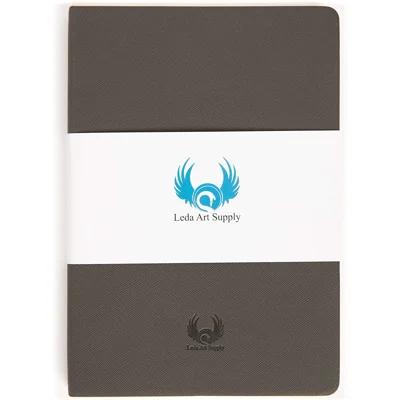 Leda Art Supply Perfect Premium A5 Sketch Book (Medium 8.25 x 5.7 inch) 160 Pages for Professional Ink, Pen, Graphite and Colored Pencil Drawing