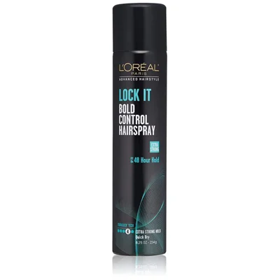 L'Oreal Paris Advanced Hairstyle Lock It Bold Control Hairspray 8.25 Ounce